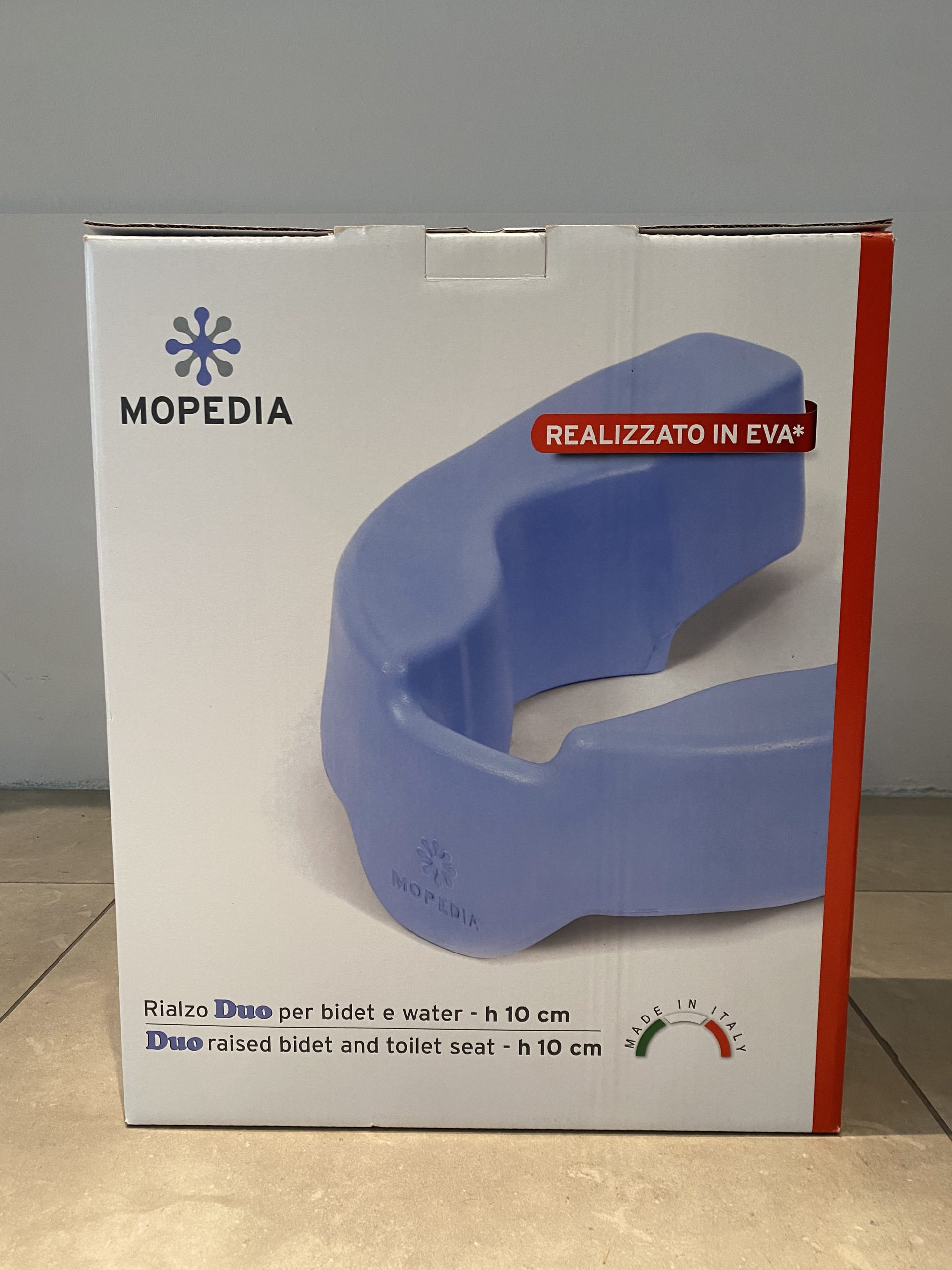 Rialzo Anatomico DUO per WC e Bidet – In morbido materiale EVA – Altezza 10 cm – Cod. RP440 - immagine 2