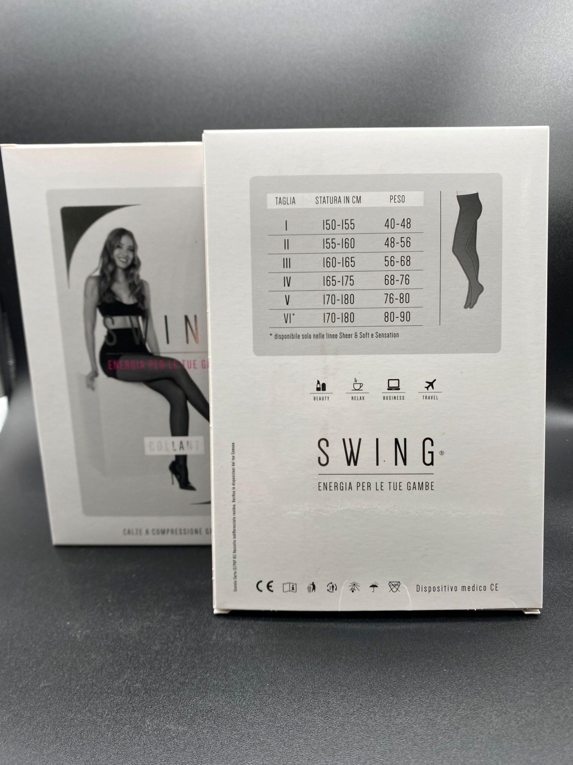 Collant MEDI Swing Sheer & Soft Punta Chiusa – Calza a Compressione Graduata Elegante - immagine 2