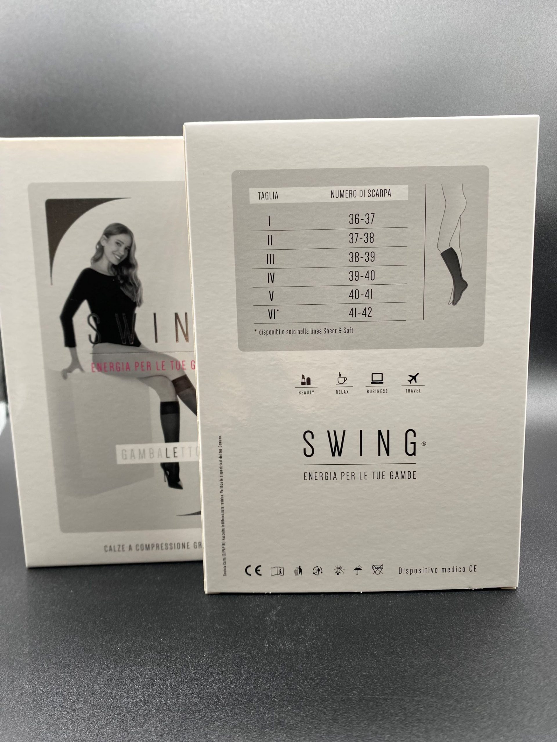 Gambaletto MEDI Swing Classic Punta Chiusa – Calza a Compressione Graduata Preventiva - immagine 2